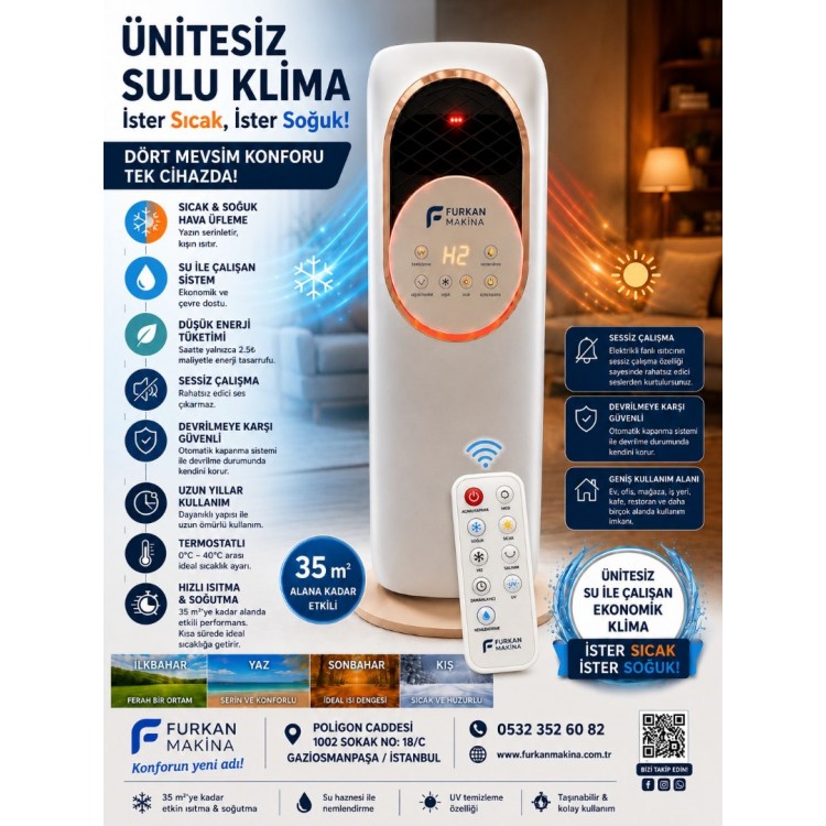 ÜNİTESİZ KLİMA SOĞUK VE SICAK ÜNİTESİZ KLİMA SOĞUK VE SICAK